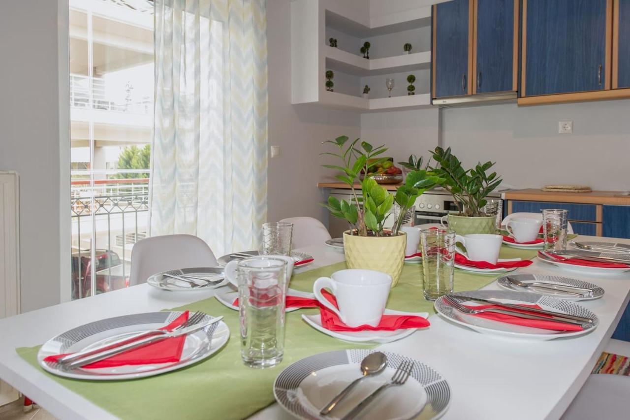 Thano'S Stylish Flat Just 150M To The Beach Farai Exterior foto